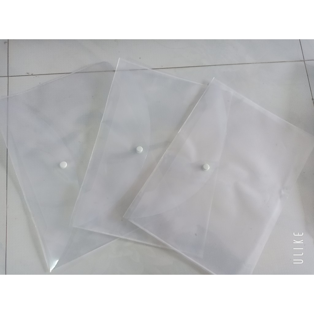 Túi khuy bấm/ file clear bag / file đựng tài liệu/ bìa hồ sơ/ túi my clear