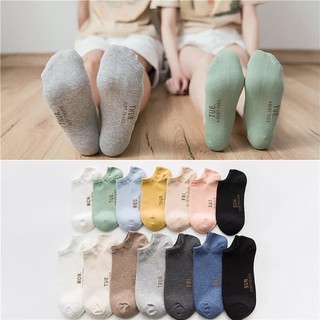 Set 7 đôi tất vớ 7 ngày 7 màu phong cách - vớ nam nữ mr. & miss zuing