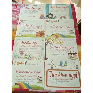 🍀🍀 45 tờ Thư Khen 🍀🍀