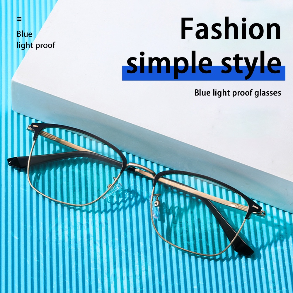Mắt kính cận VIENDO gọng vuông chống tia xanh UV 0 ~ -6.0 độ cắt theo yêu cầu chất lượng cao cho nam và nữ