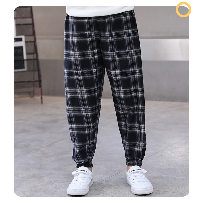 Quần Dài Vải Nhung Mỏng Phong Cách Cổ Điển Cho Bé 100-160cm