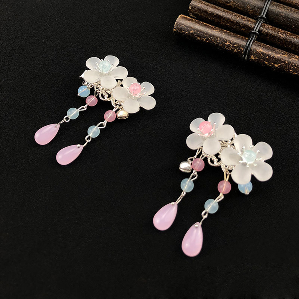 Trâm cài tóc dây tua rua phong cách cổ điển cho cô dâu