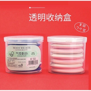 Bông phấn Maycreate - Sử dụng phấn nước phấn bột