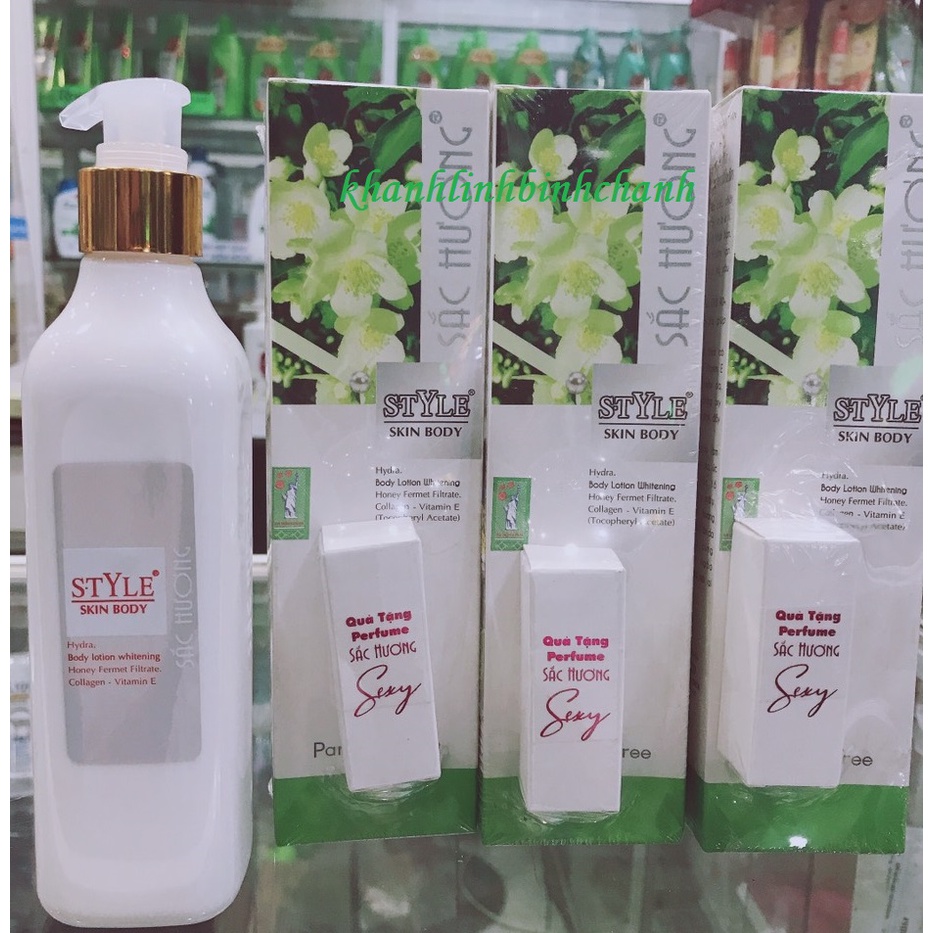 Body Sắc Hương Chính Hãng 100% Tặng Kèm Nước Hoa