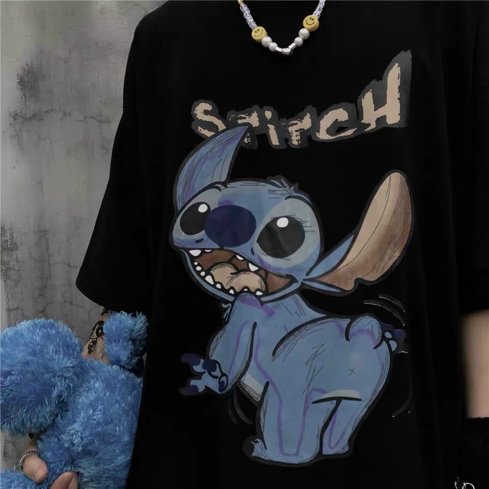 Áo Thun Tay Lỡ bé Voiđáng Yêu Cấp Unisex Form rộng Nam Nữ đều mậc được FREESIZE 50-75KG- AQ STORE