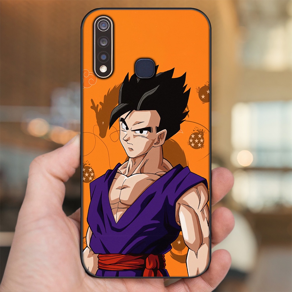 Ốp lưng Vivo Y19 viền đen in hình Gohan Dragon Ball