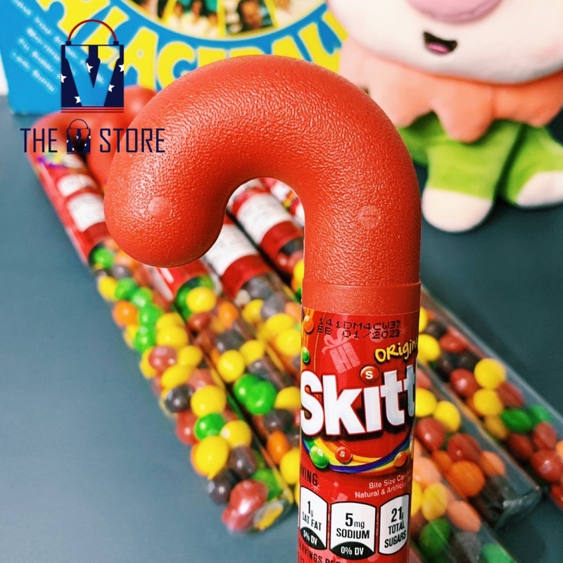 [HÀNG MỸ - FREE SHIP] Kẹo trái cây SKITTLES ORIGINAL 73gr - hình cây dù rất đẹp