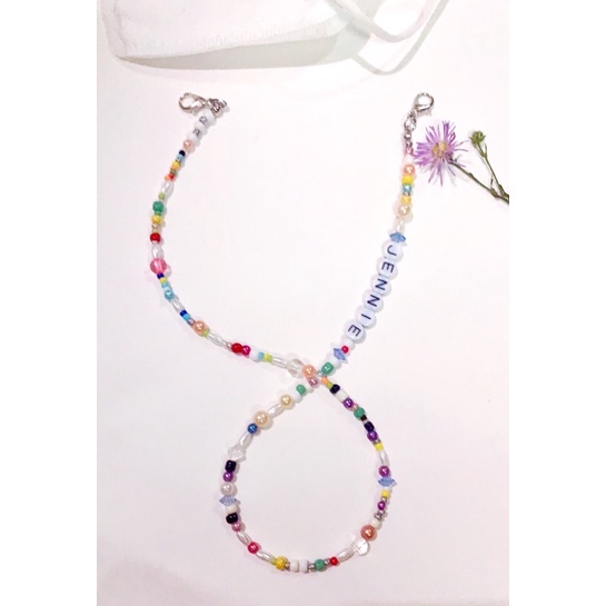 Dây đeo khẩu trang Handmade nhiều màu style Blackpink