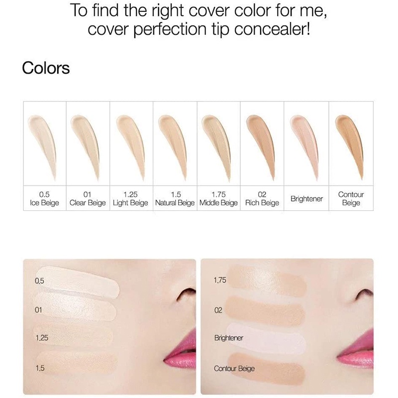 Che khuyết điểm The Saem Cover Perfection Tip Concealer | WebRaoVat - webraovat.net.vn