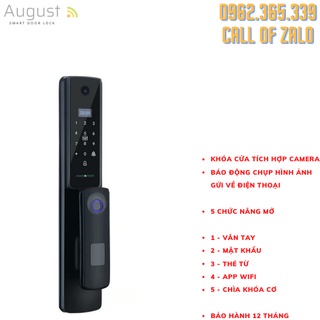 Khóa cửa vân tay August XS921
