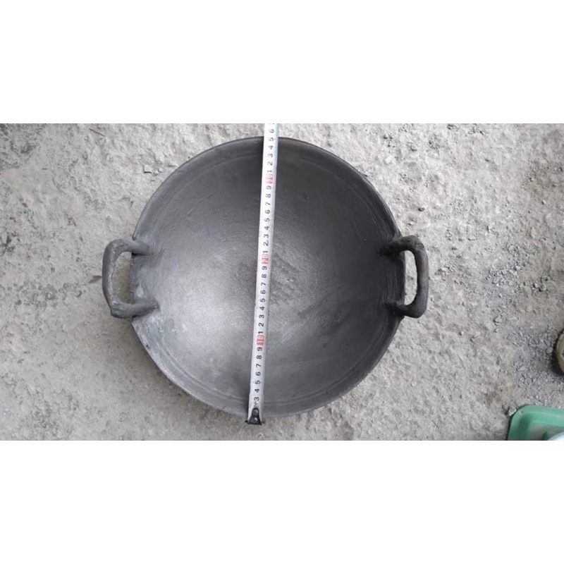 chảo gang đúc thủ công. không gây độc hại