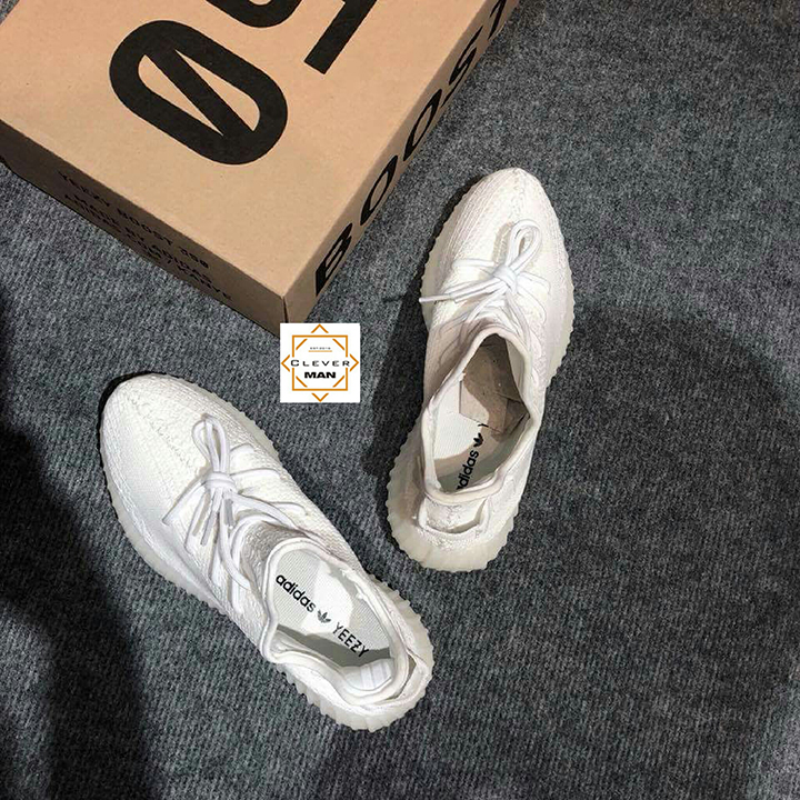(FREESHIP+HỘP)  Giày thể thao Sneakers  YZ 350 V2 full white trắng cực đẹp cho cả nam và nữ