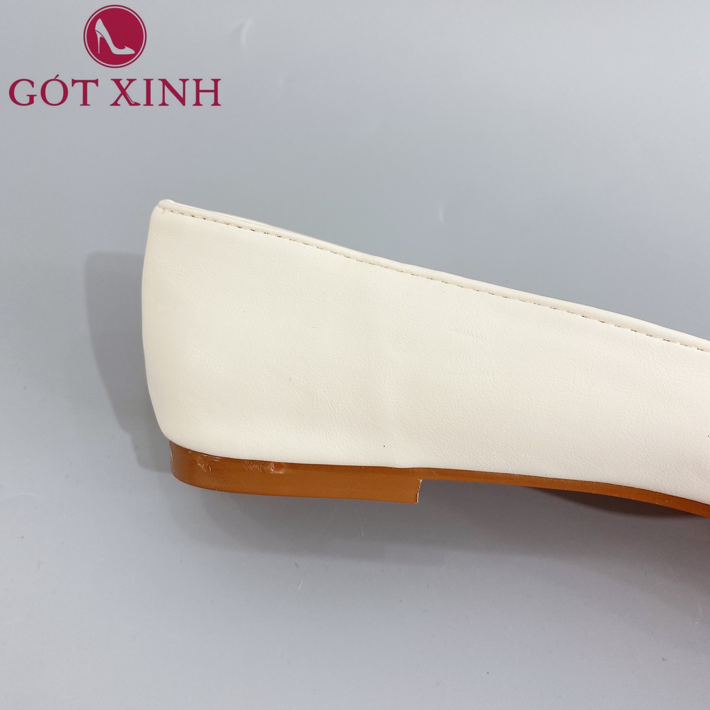 Giày búp bê GÓT XINH B1 da mờ đế bệt
