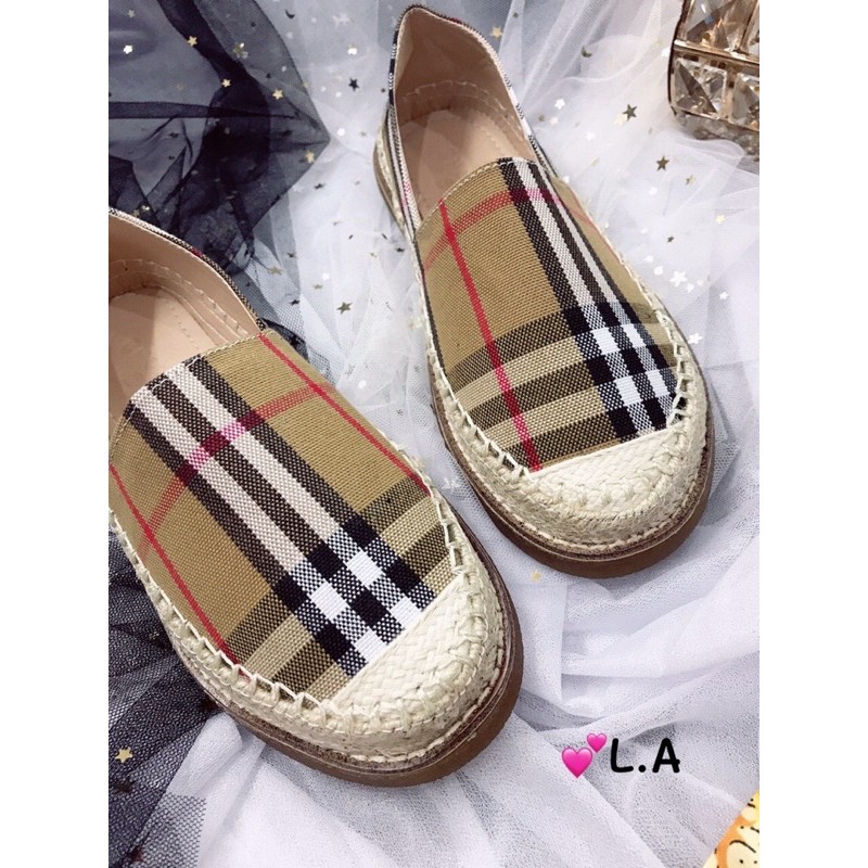 Giày slipon bbr viền cói | BigBuy360 - bigbuy360.vn