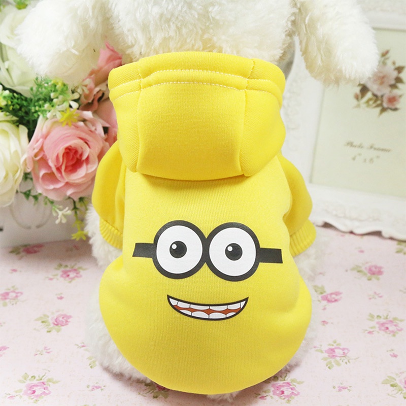 Áo Khoác Hoodie Họa Tiết Hoạt Hình Phong Cách Pháp Cho Thú Cưng Chihuahua Yorkie