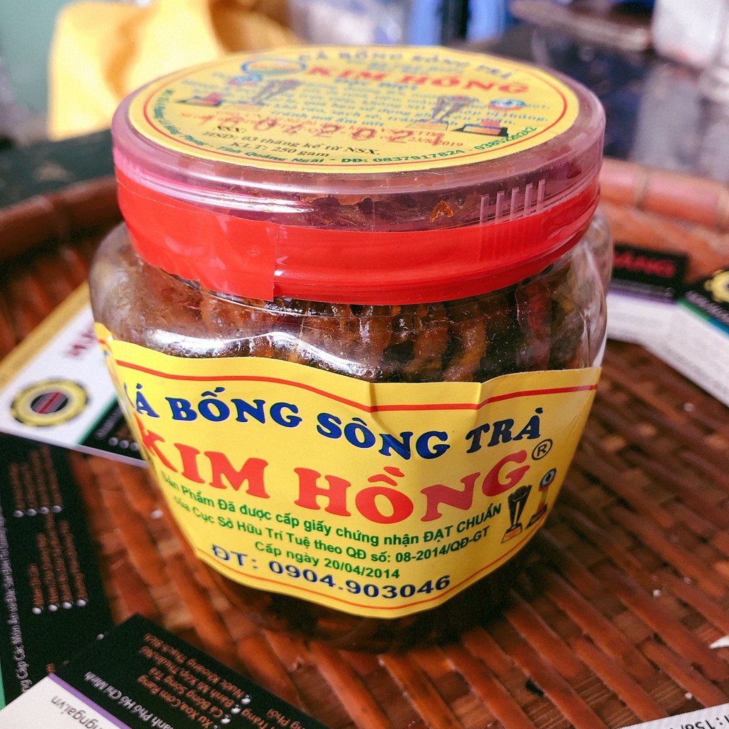 [Mã 267FMCGSALE giảm 8% đơn 500K] Cá Bống Sông Trà Kim Hồng 350gr