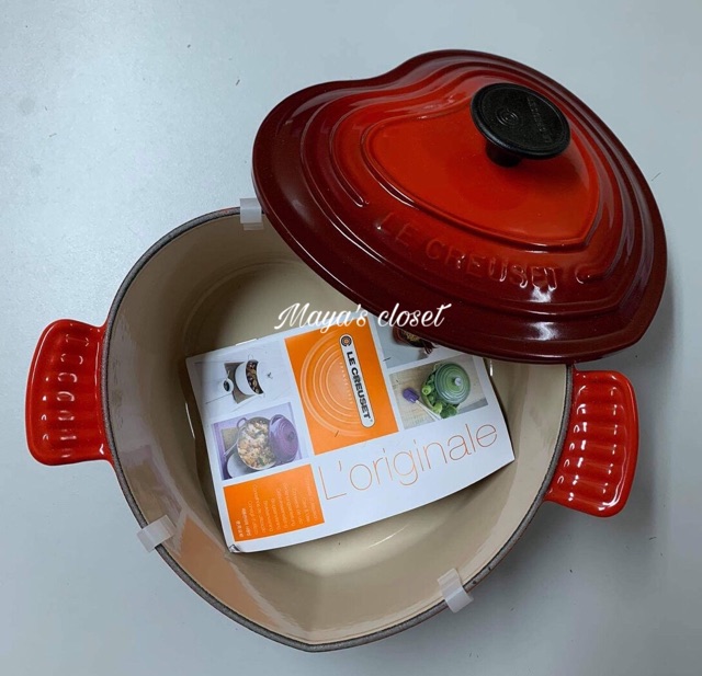 Nồi gang Le Creuset trái tim - Made in France