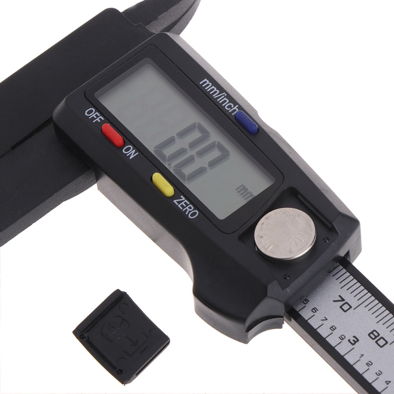Thước Cặp Điện Tử 200MM 8in LCD Bằng Sợi Các Bon Chuyên Dụng