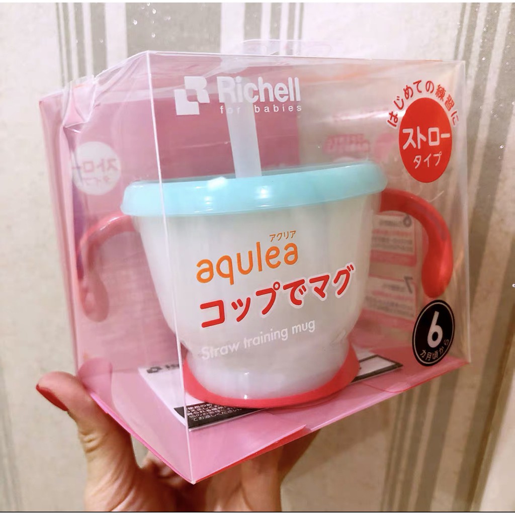 Cốc tập uống 3 giai đoạn Richell Nhật