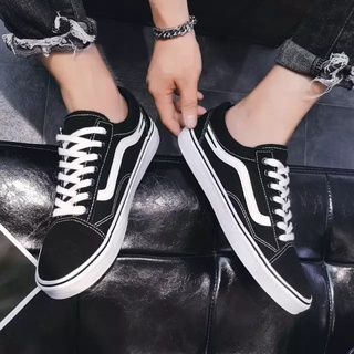 Giầy Thể Thao Vans Old Skool [ Full Box ] Black/White - Sneaker Vans Nam Nữ Mới Nhất