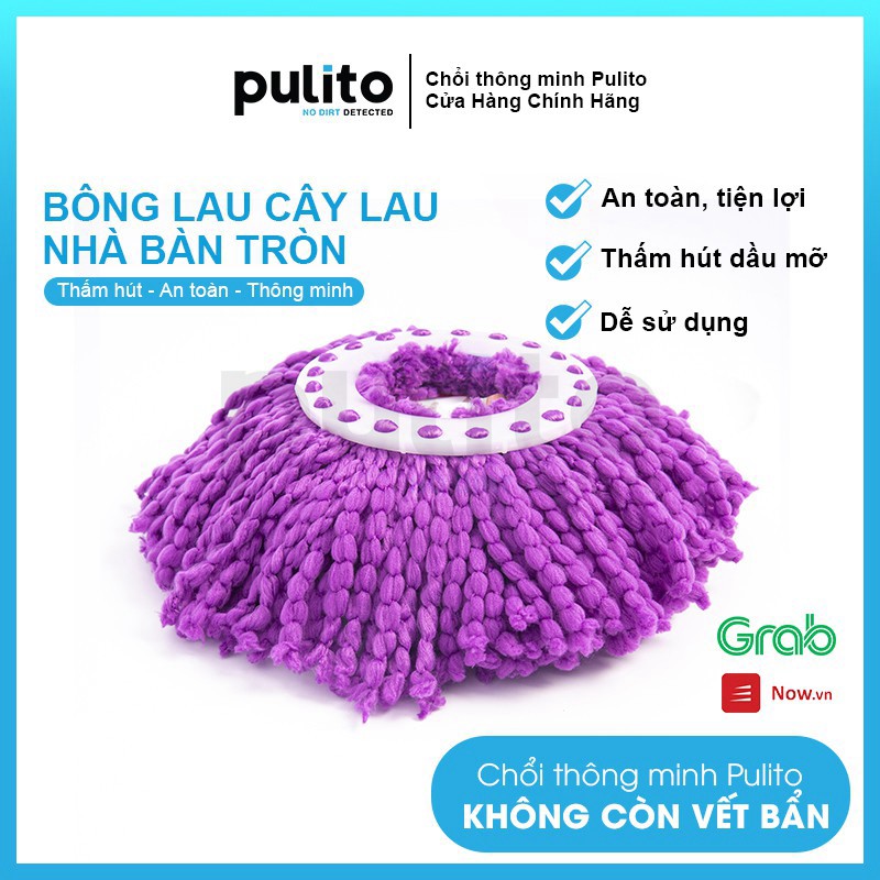 Bông lau tròn thay thế mâm inox LS-BLT