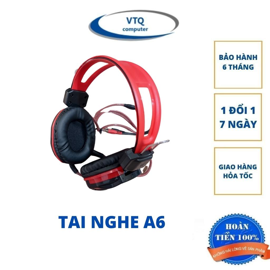 Tai nghe ốp tai a6 chuyên game cao cấp,giá rẻ, bảo hành 6 tháng.shopphukienvtq