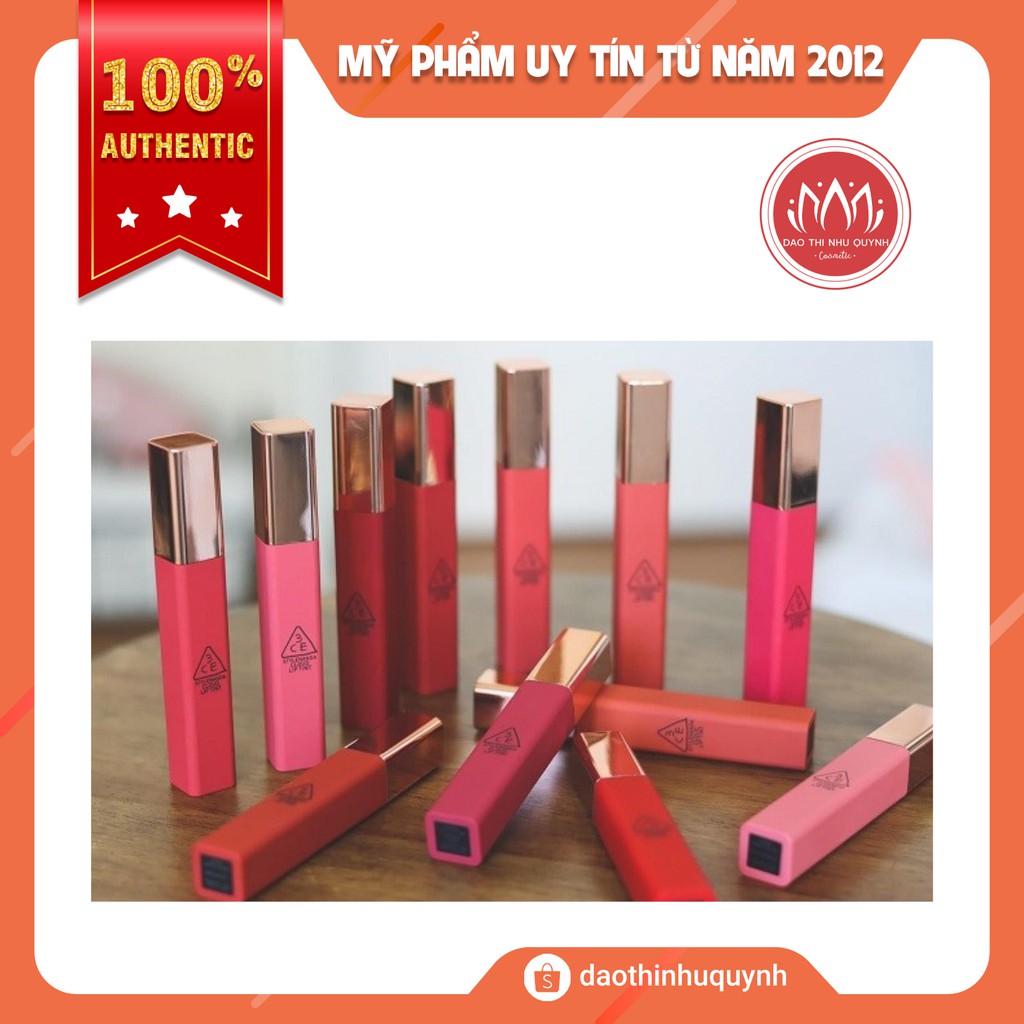 Son Kem Siêu Lì, Mịn Môi 3CE Cloud Lip Tint