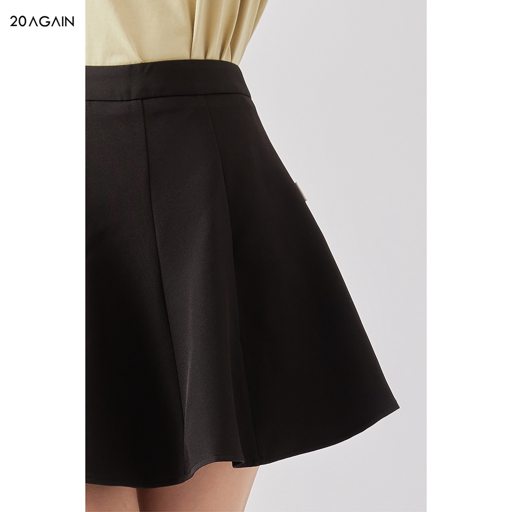 [Mã WABRAG99 giảm 10% đơn 99K] Chân váy xòe 20AGAIN, thiết kế xếp ly trẻ trung, năng động JXA1652 | BigBuy360 - bigbuy360.vn