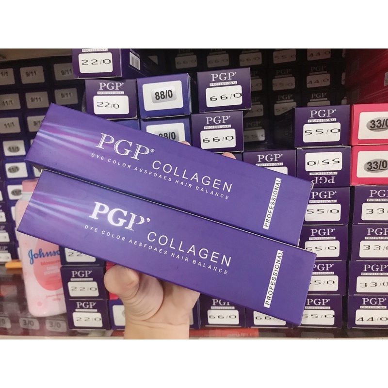 Thuốc Nhuộm Tóc Collagen PGP Không Khô Tóc, Nhanh Lên Màu