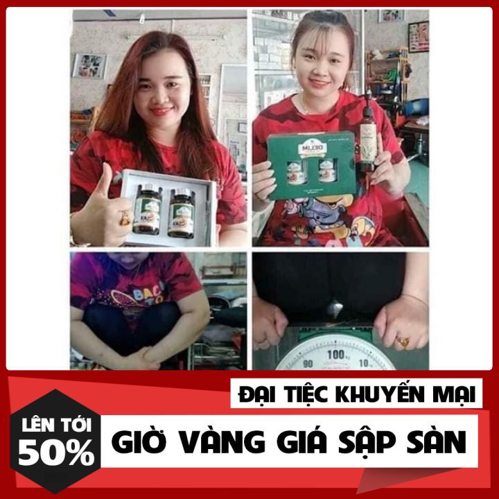 💘COMBO Giảm Cân Delim ⚡️𝐅𝐑𝐄𝐄 𝐒𝐇𝐈𝐏⚡️ ĐÁNH TAN MỠ DELIM LACO( 100% từ thảo mộc thiên nhiên)