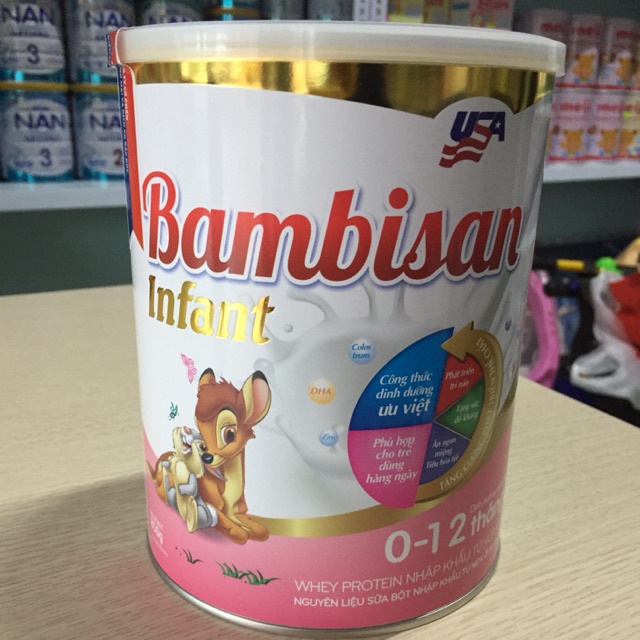 Sữa bột Bambisan 850g date mới