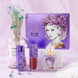 Set Miss Orchid 3 món, /bộ Son Thỏi - Son Kem - Nước Hoa