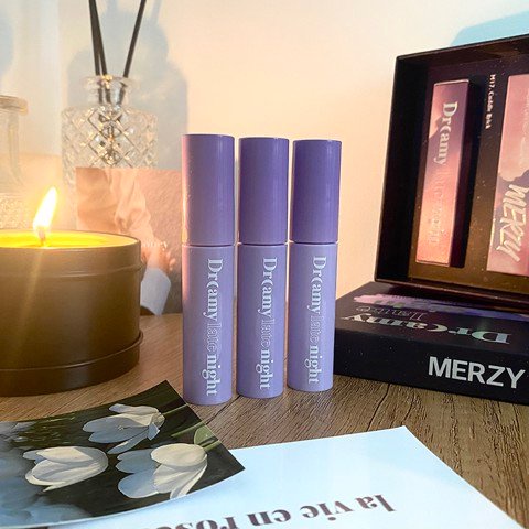 Set 3 Son Kem Lì Mịn Mượt, Lâu Trôi Merzy Dreamy Late Night Mellow Tint Set | BigBuy360 - bigbuy360.vn