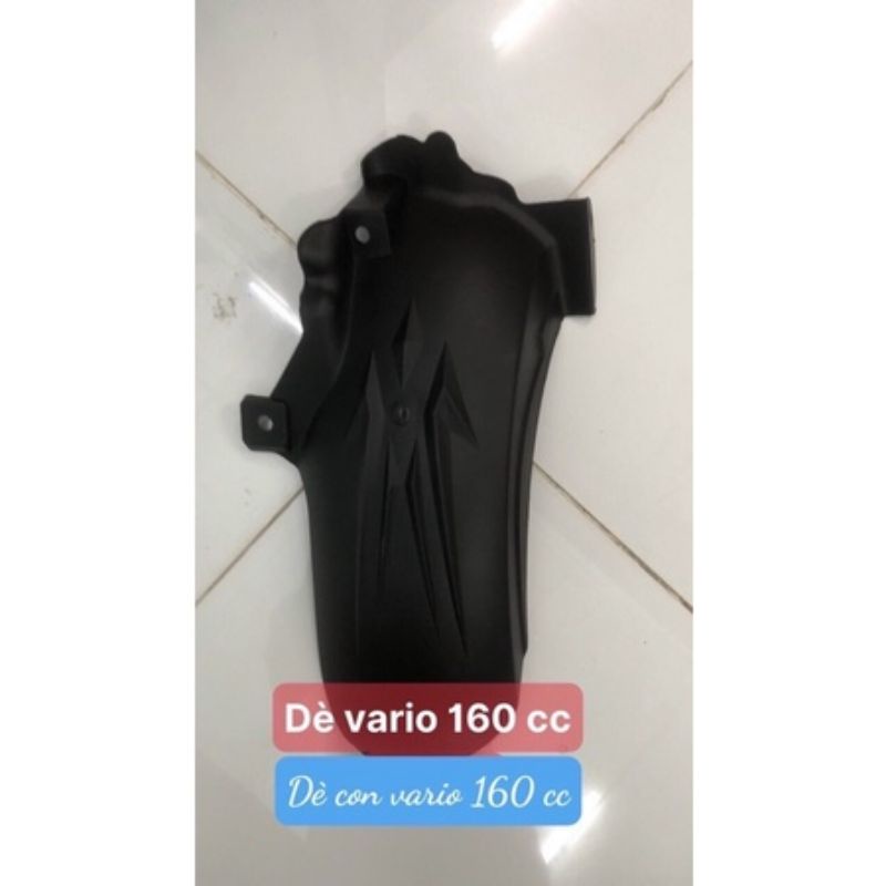 Dè Chắn Bùn Vario 160cc 2022-2023 Nhựa Đen