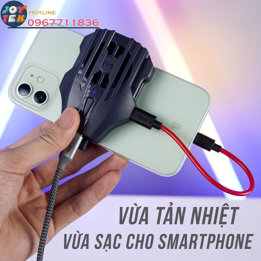 Memo DL02 | Quạt tản nhiệt điện thoại làm mát bằng sò lạnh như quạt black shark pro