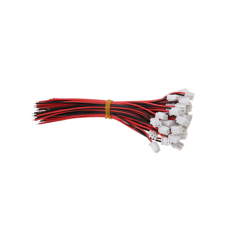 Set 50 bộ đầu cắm chui và công nối pin JST XH 2.5-2 chấu với dây nối dài 120mm