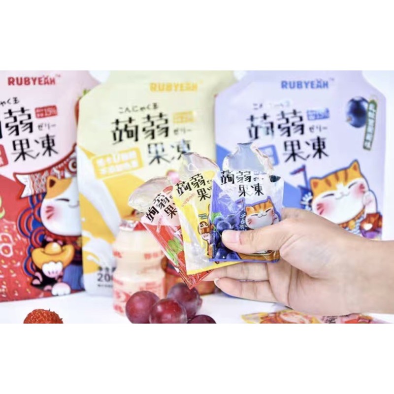 Yakult Thạch Trái Cây Mèo Thần Tài RubYeah - ✅ Giảm Cân, Đẹp Da - ✅ Có Sẵn | BigBuy360 - bigbuy360.vn