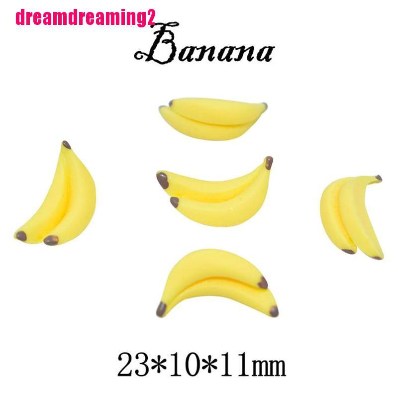 Bộ 10 Quả Chuối Mini Trang Trí Cho Nhà Búp Bê