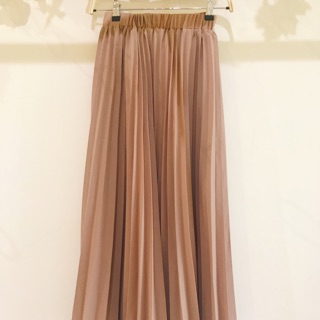 Chân váy dài xếp ly