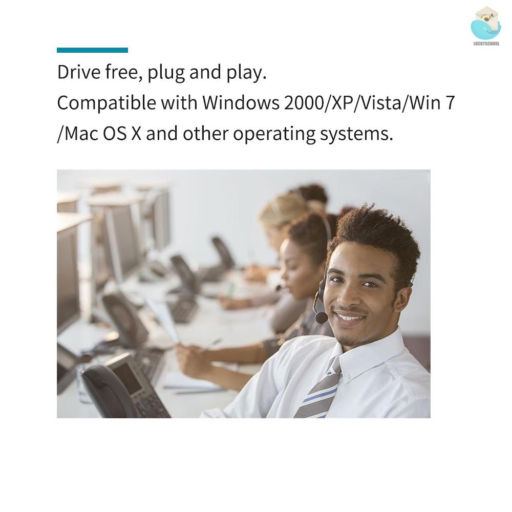 Tai Nghe Chụp Tai Cổng Usb Một Mặt Có Thể Điều Chỉnh Âm Lượng Kèm Micro Tiện Dụng Cho Văn Phòng / Máy Tính / Laptop | BigBuy360 - bigbuy360.vn