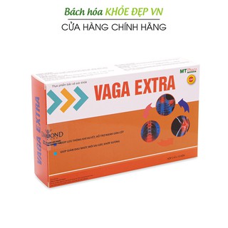 VAGA EXTRA giảm đau nhức mỏi vai gáy, xương khớp, lưu thông khí huyết - 30 viên [VAGA EXTRA]
