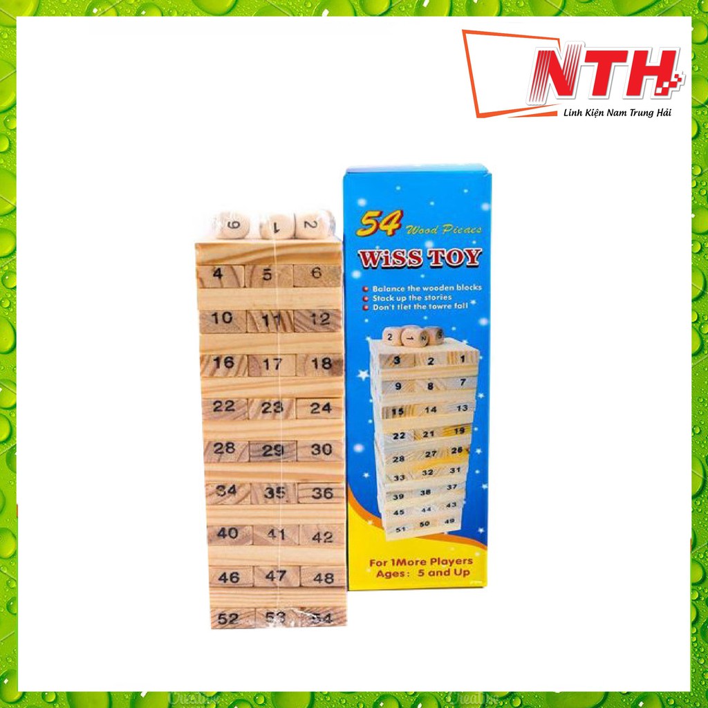 TRÒ CHƠI RÚT GỖ LỚN WOOD TOYS ( LOẠI LỚN - HỘP XANH )