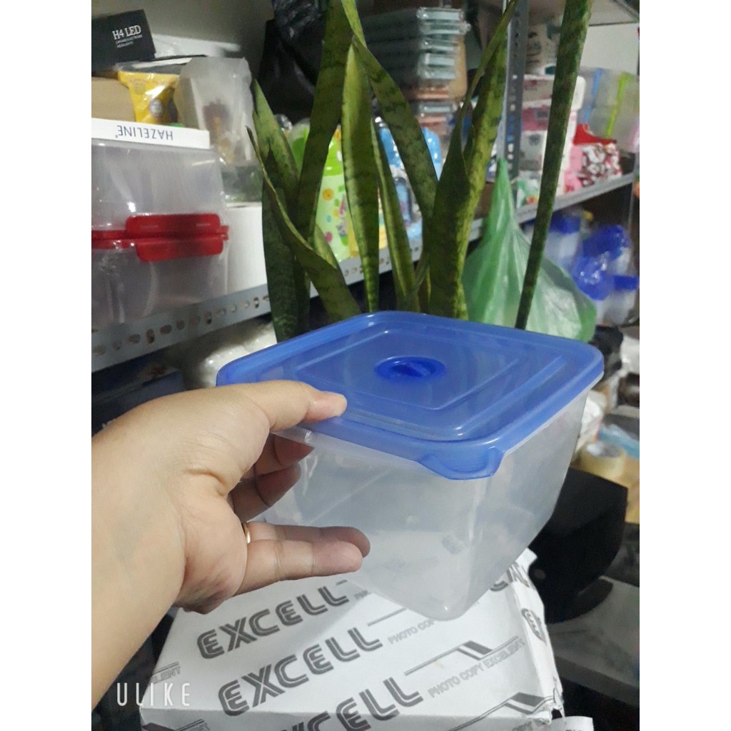 HỘP NHỰA ĐỰNG THỰC PHẨM vuông 1600ML NẤP DẺO CÓ NÚT THOÁT HƠI