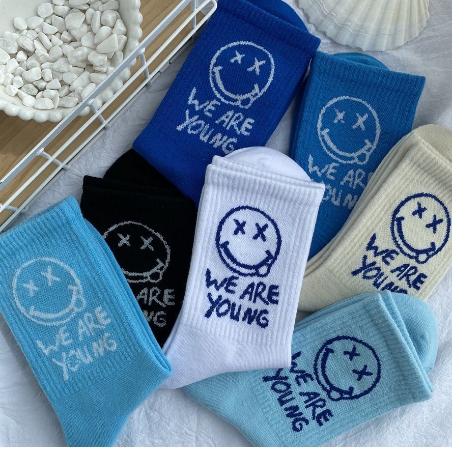 Tất vớ cổ cao phong cách hàn quốc 024 ❤️Free ship❤️ họa tiết dễ thương mít Store