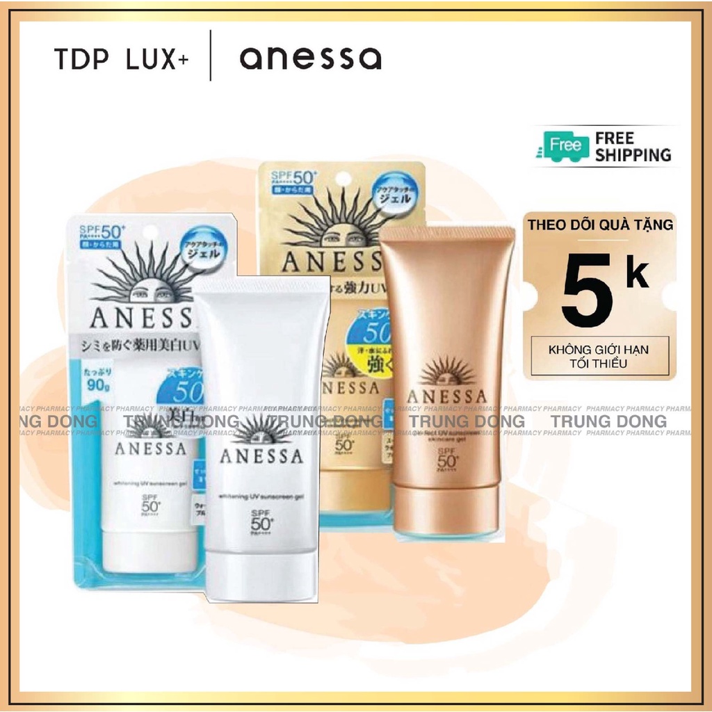 Gel chống nắng bảo vệ da mặt hoàn hảo Anessa Perfect UV Sunscreen Skincare, kem Nhật Bản 90g - Trung Đông Pharmacy