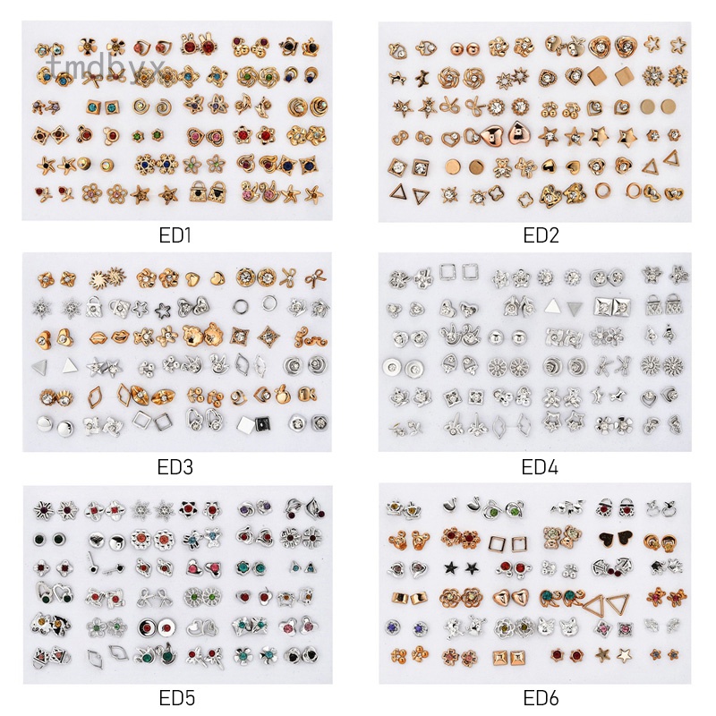 Tmdbyx Set 36 Đôi Khuyên Tai Hình Học Đơn Giản Cho Nữ