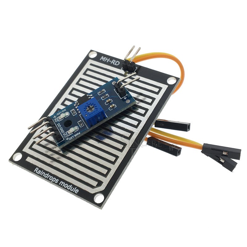 Mô-đun cảm biến phát hiện hạt mưa DC 3.3V-5V Mô-đun thời tiết mưa hai mặt kép cho Arduino Robot Car Diy Kit Bộ cảm biến phát hiện hạt mưa 3.3-5V Mô-đun mưa Mô-đun độ ẩm thời tiết