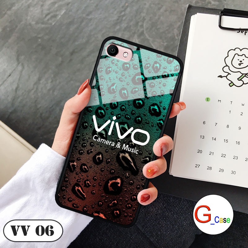 Ốp lưng Vivo V5/ Y67 - lưng kính in logo hãng điện thoại