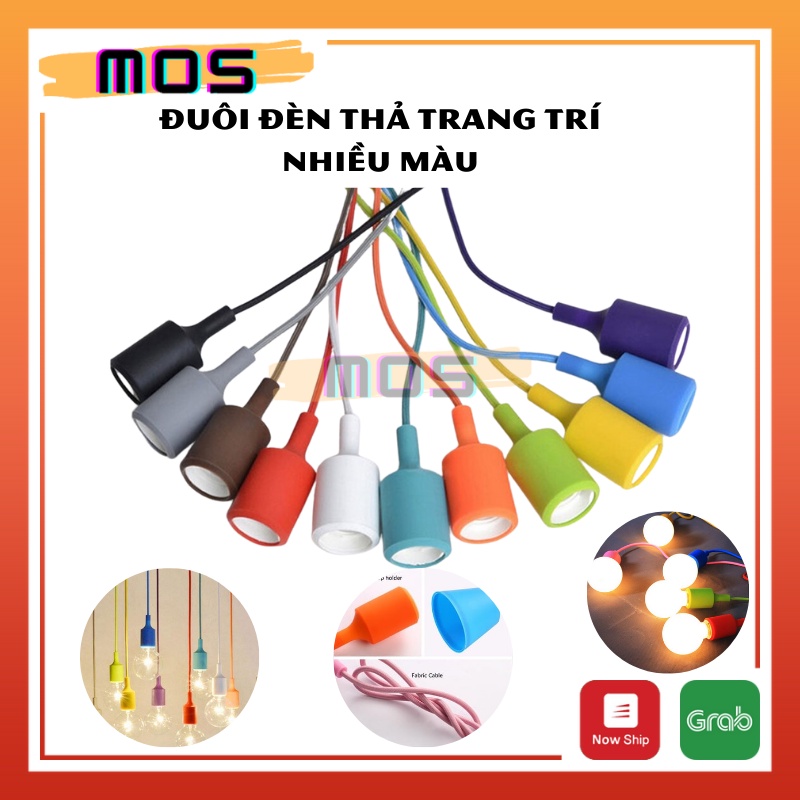 Đui đen thả trang trí trắng Mos Shop