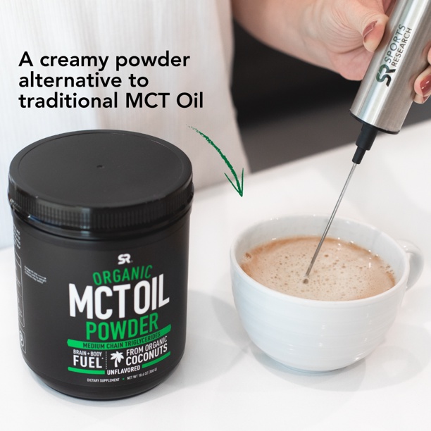 Dầu dừa MCT Oil chuyển hóa chất béo Medium Chain Triglycerides dạng lỏng và dạng bột [Hàng Mỹ]